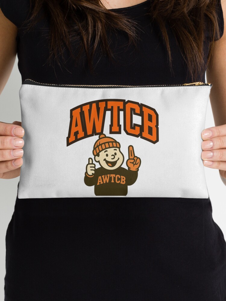 "And We're The Cleveland Browns" Zipper Pouch  - Image 5