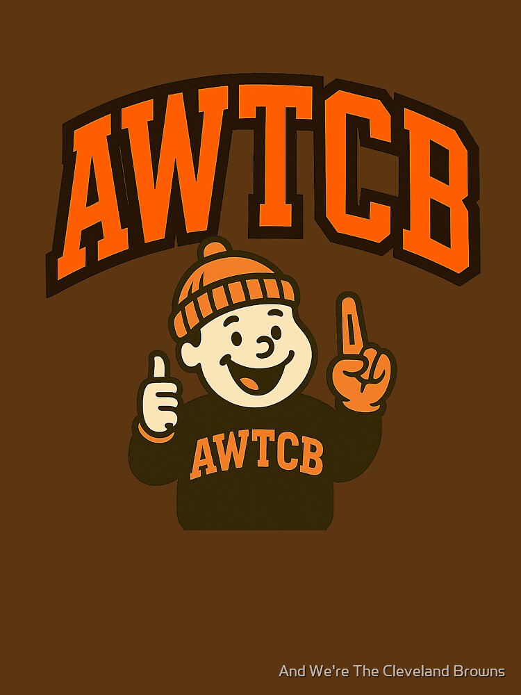 "And We're The Cleveland Browns" Oversized T-Shirt  - Image 3