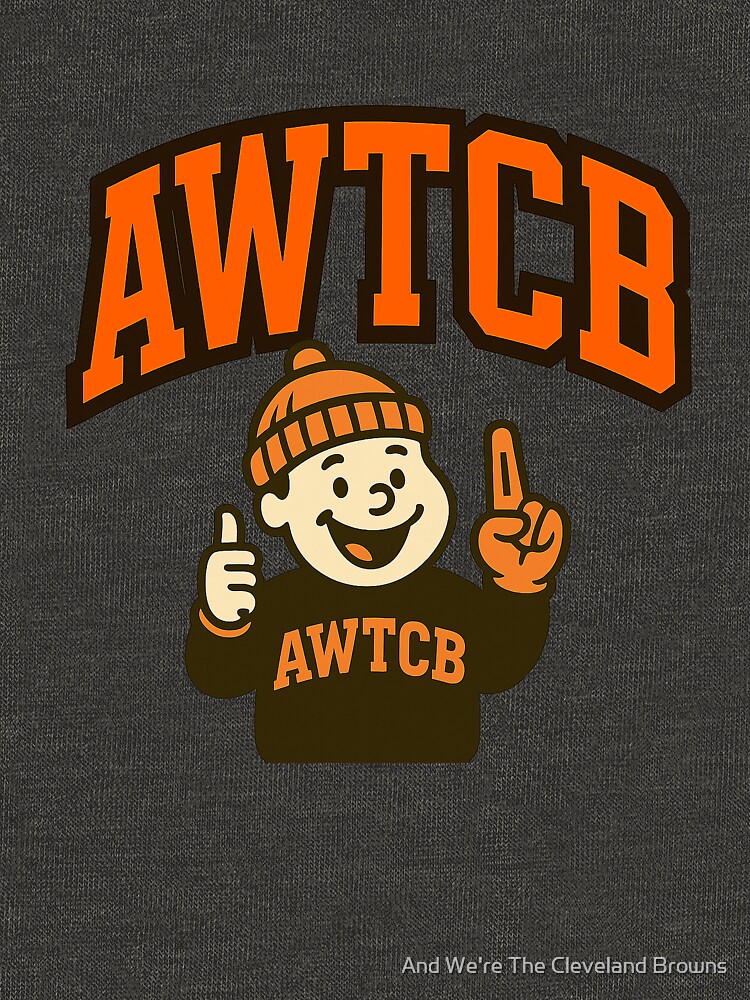 "And We're The Cleveland Browns" Zipped Hoodie - Image 4
