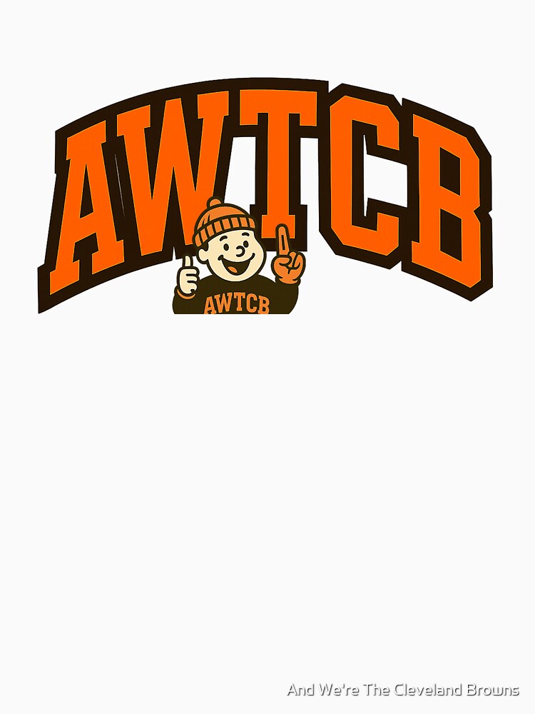 "And We're The Cleveland Browns" Baseball ¾ Sleeve T-Shirt - Image 3