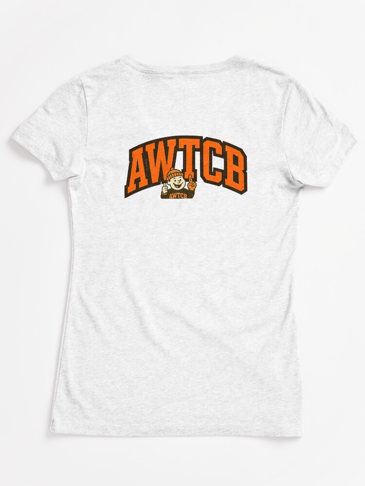 "And We're The Cleveland Browns" Fitted V-Neck T-Shirt  - Image 6