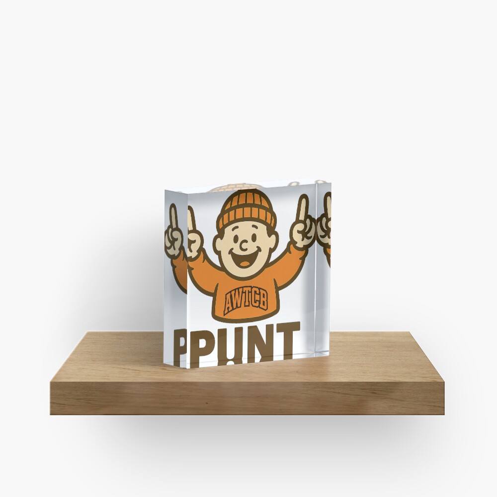 "And We're The Cleveland Browns - Punt" Acrylic Block - Image 4