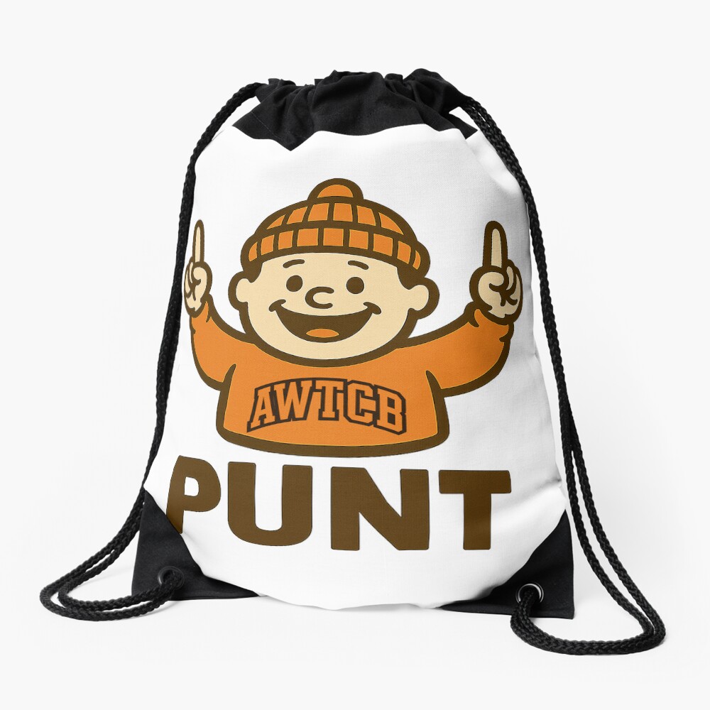 "And We're The Cleveland Browns - Punt" Drawstring Bag - Image 4
