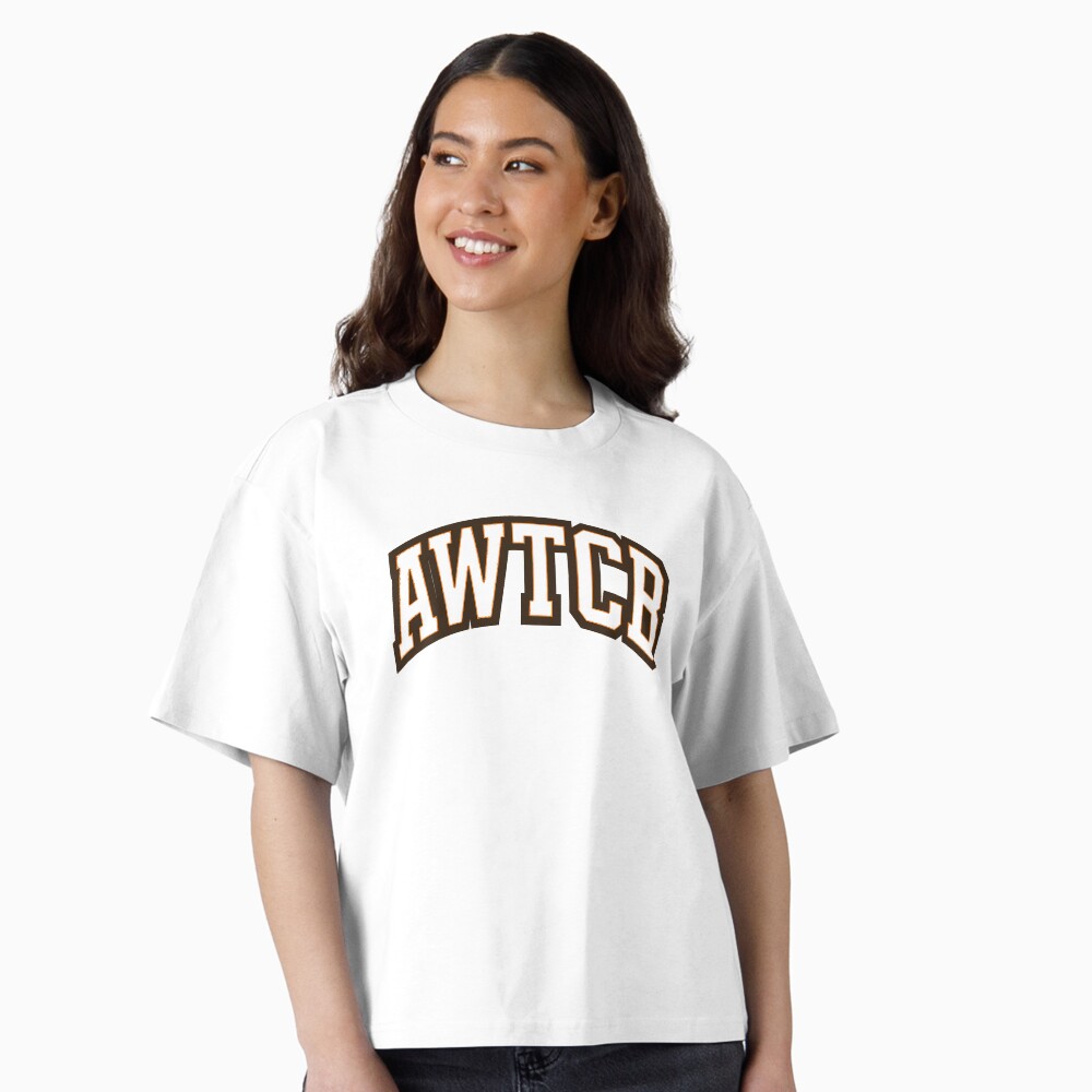 "And We're The Cleveland Browns - AWTCB" Oversized T-Shirt  - Image 2