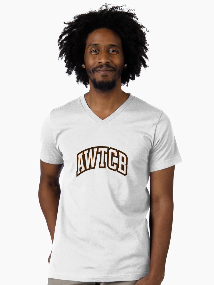 "And We're The Cleveland Browns - AWTCB" V-Neck T-Shirt  - Image 2