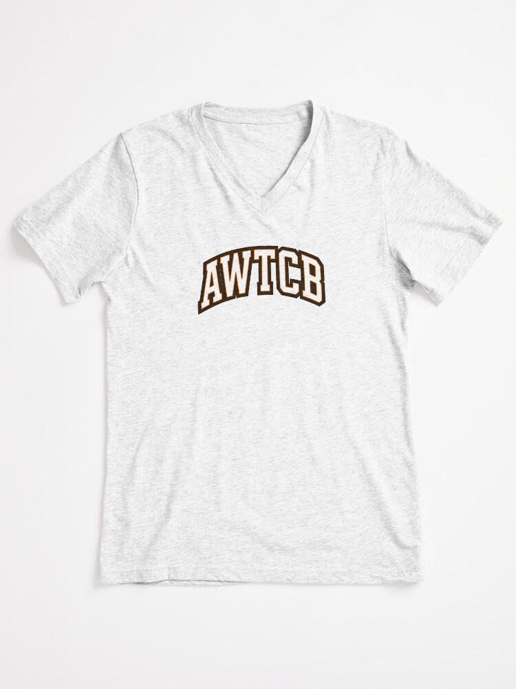 "And We're The Cleveland Browns - AWTCB" V-Neck T-Shirt  - Image 3