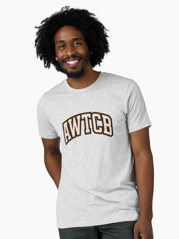 "And We're The Cleveland Browns - AWTCB" Tri-blend T-Shirt - Image 2