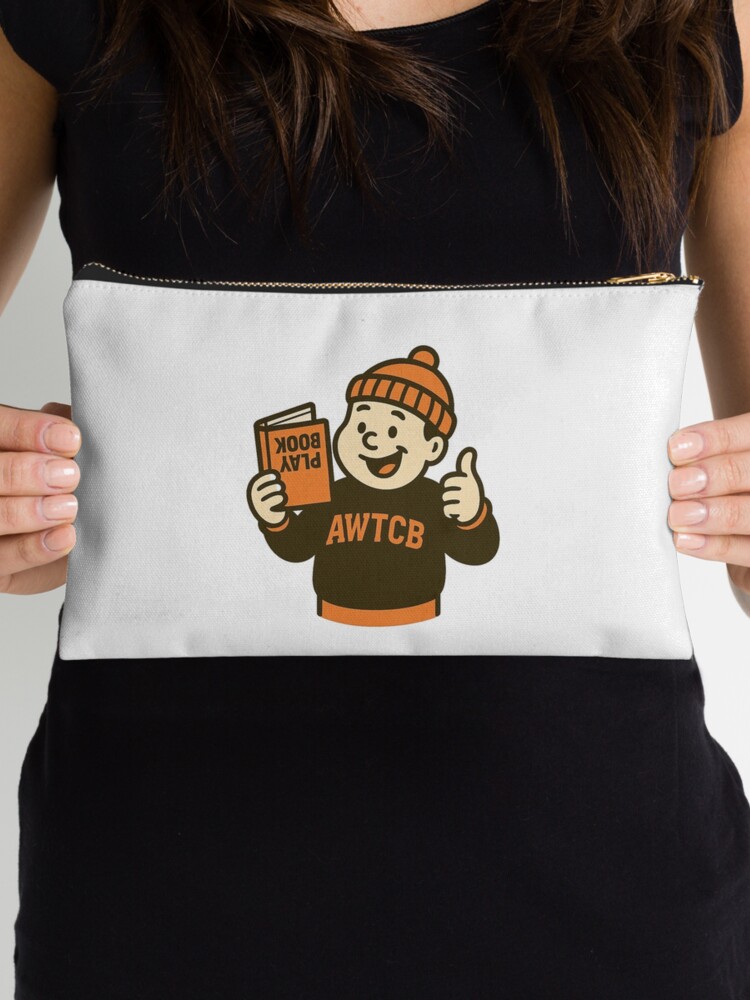 "And We're The Cleveland Browns - Playbook" Zipper Pouch  - Image 4