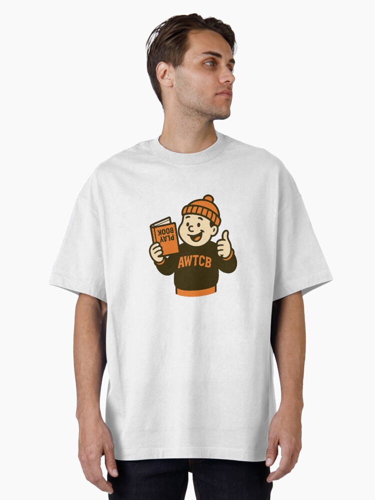 "And We're The Cleveland Browns - Playbook" Oversized T-Shirt  - Image 5