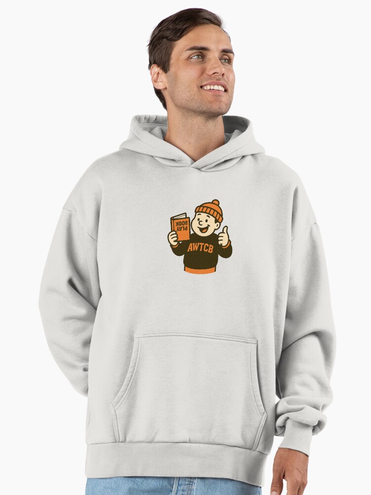 "And We're The Cleveland Browns - Playbook" Premium Oversized Hoodie - Image 2