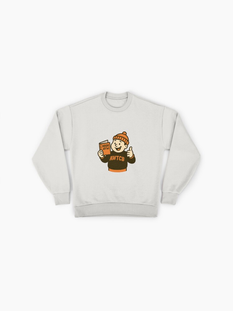 "And We're The Cleveland Browns - Playbook" Premium Oversized Sweatshirt  - Image 3