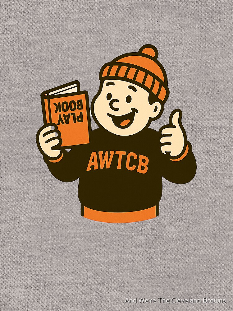 "And We're The Cleveland Browns - Playbook" Lightweight Hoodie  - Image 3