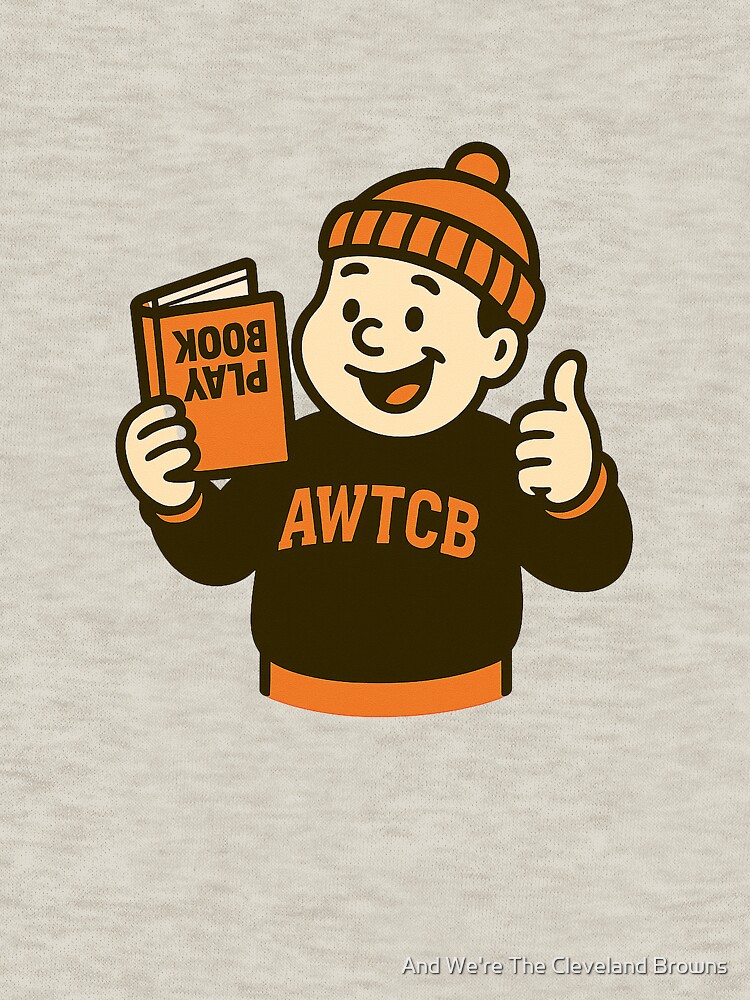 "And We're The Cleveland Browns - Playbook" Zipped Hoodie - Image 3
