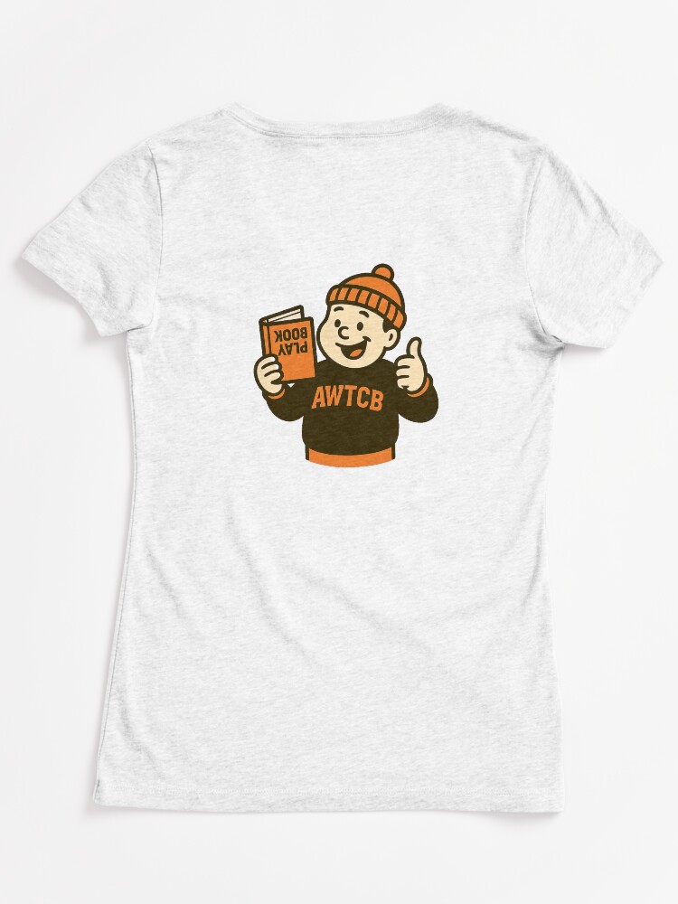 "And We're The Cleveland Browns - Playbook" Fitted V-Neck T-Shirt  - Image 6