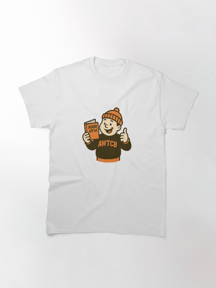 "And We're The Cleveland Browns - Playbook" Classic T-Shirt  - Image 3