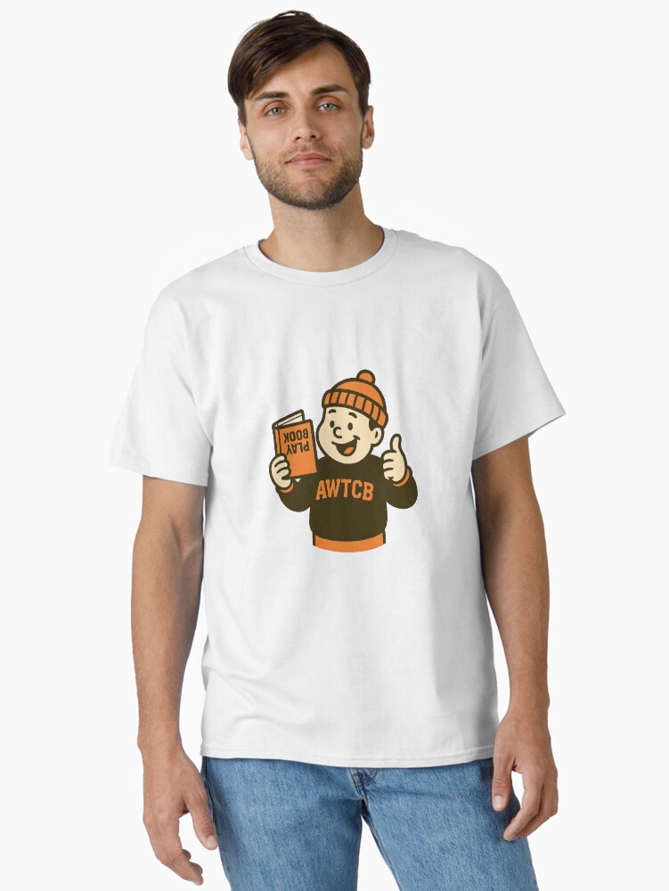"And We're The Cleveland Browns - Playbook" Classic T-Shirt  - Image 5