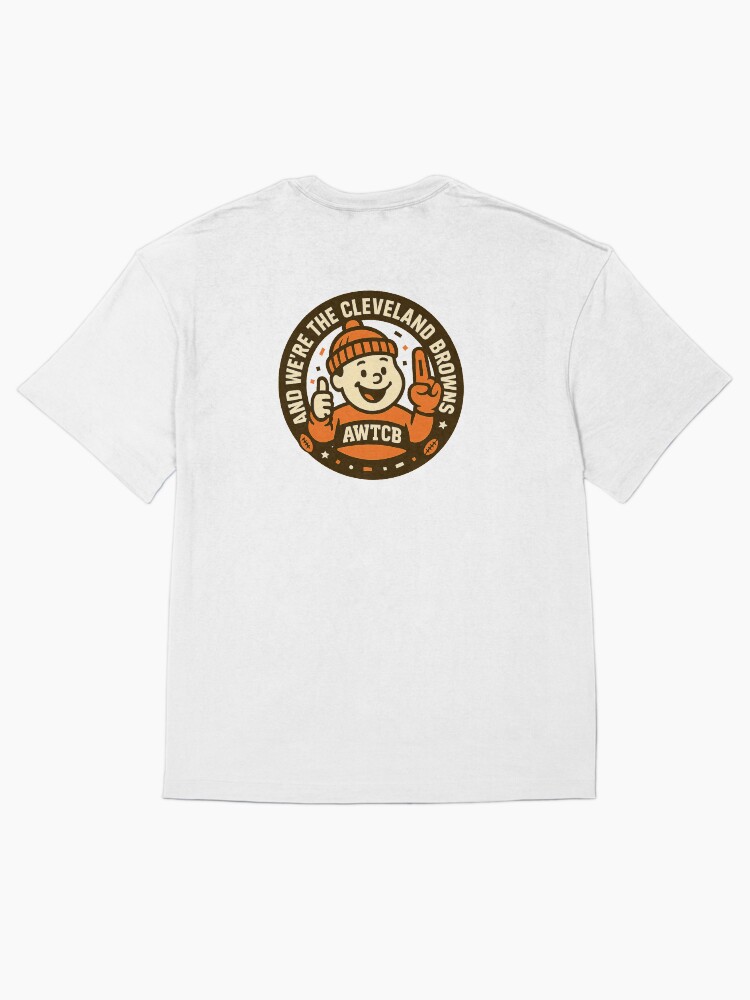 "And We're The Cleveland Browns - Seal" Oversized T-Shirt  - Image 6