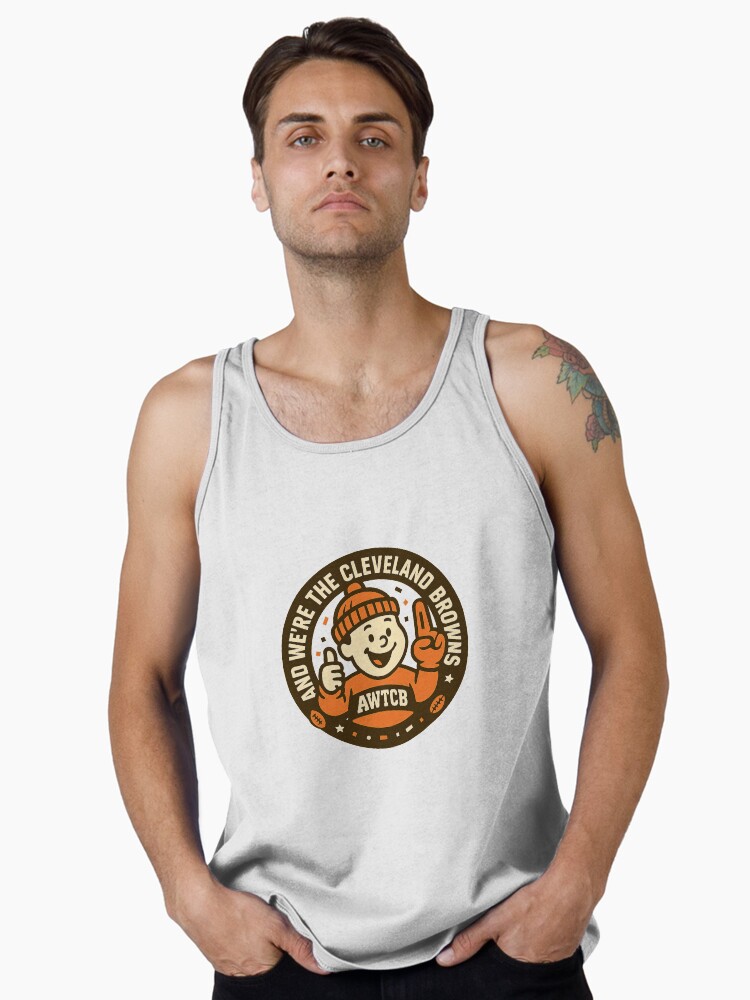 "And We're The Cleveland Browns - Seal" Tank Top  - Image 2