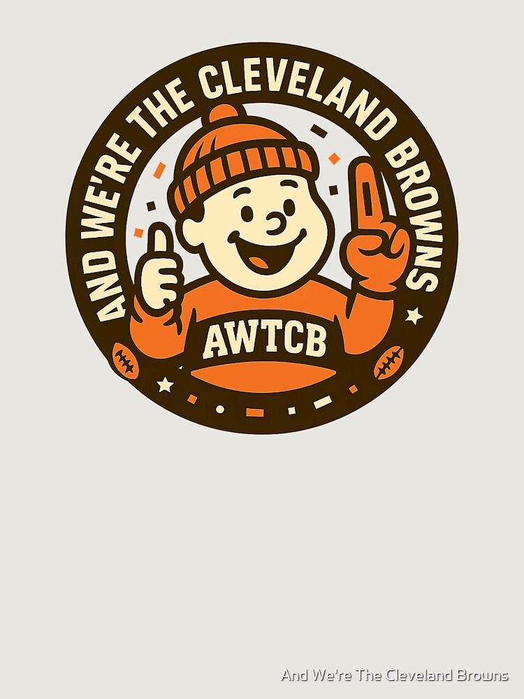 "And We're The Cleveland Browns - Seal" Premium Oversized Sweatshirt - Image 5
