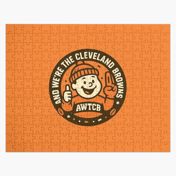 "And We're The Cleveland Browns - Seal" Jigsaw Puzzle 