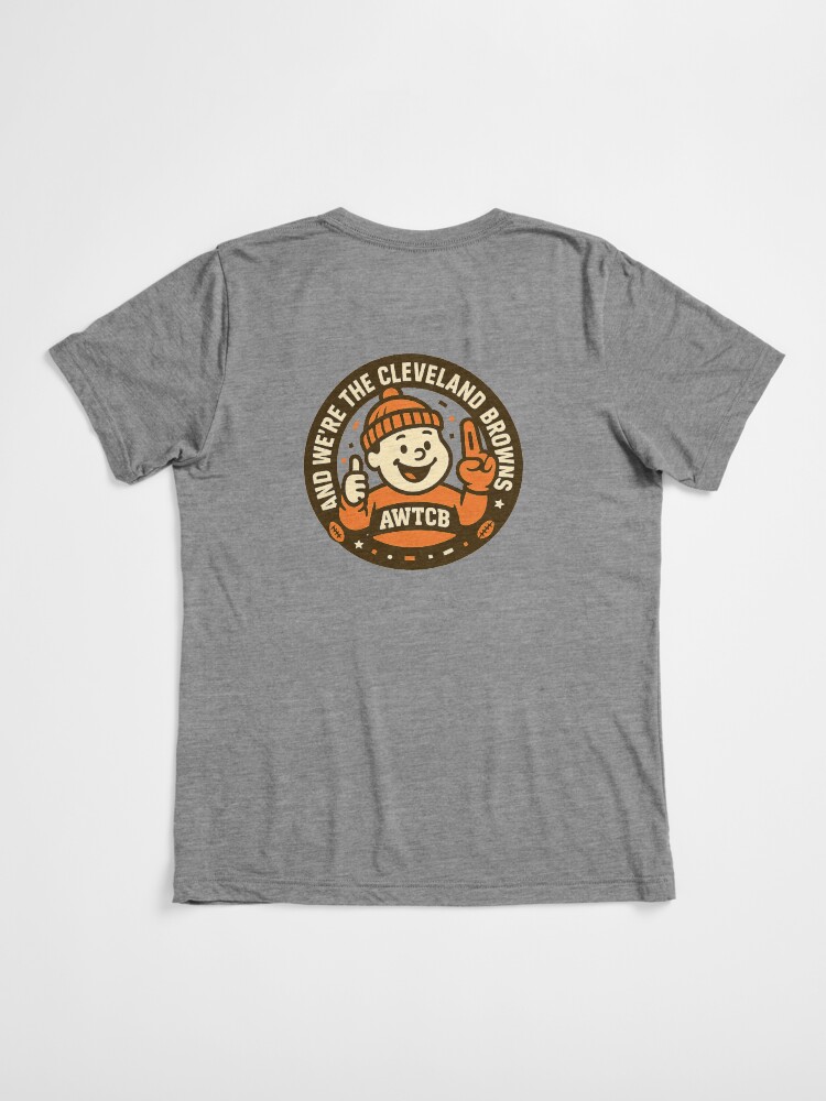"And We're The Cleveland Browns - Seal" Tri-blend T-Shirt - Image 6
